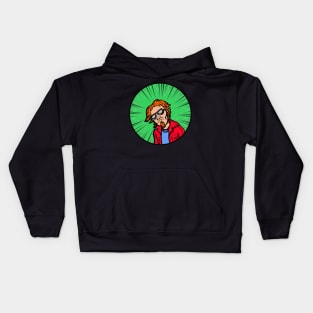 Orange Haired Hipster Kids Hoodie